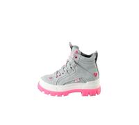 BUFFALO Bottines à lacets 'Aspha NC' bleu fumé / rose ancienne / rose clair / blanc, Taille 37