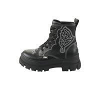 BUFFALO Bottines à lacets 'Aspha' noir / blanc, Taille 41