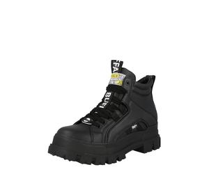 BUFFALO Bottines à lacets 'Aspha' noir / blanc, Taille 44