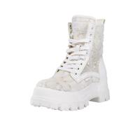 BUFFALO Bottines à lacets 'Aspha RLD Bloom' blanc / blanc cassé, Taille 38