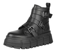 Buffalo Bottines Ava Femme Bottes Noir EU41 Imitation Cuir