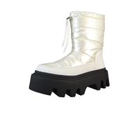 Buffalo Bottines élégantes pour femme Flora Puffer Vegan 1622360 - Blanches, Blanc., 38 EU
