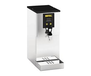 Buffalo Chaudière à eau 3 kW 10 litres - Remplissage automatique avec filtration - Urne d'eau en acier inoxydable pour thé et café - Distributeur d'eau chaude pour boissons chaudes - 70 °C à 96 °C -