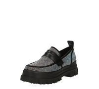 BUFFALO Chaussure basse 'ASPHA' noir / argent, Taille 39