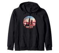 Buffalo City New York États-Unis Sweat à Capuche