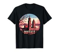 Buffalo City New York États-Unis T-Shirt