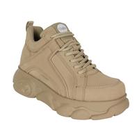 Buffalo, CLD Corin, Chaussures Compensées Mode Fashion, Vegan Nubuck, taupe, 41 EU