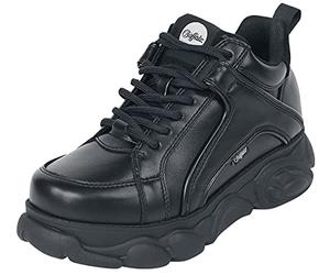 Buffalo Corin, Baskets Hautes Femme, Noir (Black 000), 36 EU