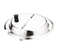 Buffalo Couvercle en acier inoxydable AC144 avec bouton pour bouilloire à soupe CP851, 75 mm x 270 mm x 260 mm