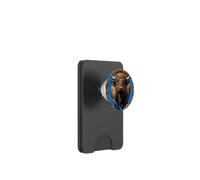 Buffalo de l'Oklahoma entouré de Roses de l'Oklahoma PopSockets PopWallet pour MagSafe
