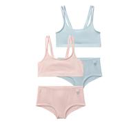 BUFFALO Ensemble de linge menthe / rose / argent, Taille 182