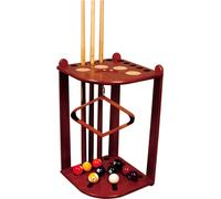 Porte baguettes modèle d'angle 10 queues de billard brun Bruin
