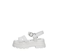 Buffalo, Femme, Chaussures, Blanc, Taille: 39 EU Flat Sandales