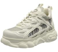 Buffalo Femme Cld Grid Basket, Blanc, 38 EU