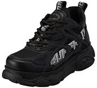 Buffalo Femme Cld Grid Basket, Noir, 39 EU