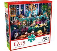 Buffalo Games- Quarantäne Katzen Puzzle, 17279, Multicolore, Large