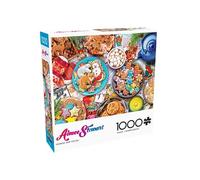 Buffalo Games - Aimee Stewart - Cookies and Cocoa - 1000 Piece Jigsaw Puzzle for Adults Challenging Puzzle Perfect for Game Nights - 1000 Piece Finished Size is 26.75 x 19.75, Large