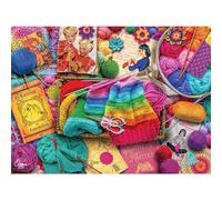Buffalo Games Aimee Stewart - Tricot vintage - Puzzle de 1000 pièces pour adultes, parfait pour les soirées de jeu