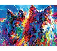 Buffalo Games - Blend COTA - Wolves True Love - Puzzle de 1000 pièces pour Adultes - Puzzle Stimulant Parfait pour Les soirées de Jeu - Taille finie : 68 x 50 cm