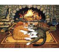 Buffalo Games - Charles Wysocki - All Burned Out - Puzzle de 1000 pièces pour Adultes - Puzzle Stimulant Parfait pour Les soirées de Jeu - Taille finie : 68 x 50 cm