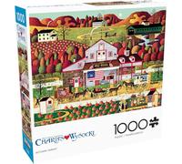 Buffalo Games - Charles Wysocki - Autumn Farms - 1000 Piece Jigsaw Puzzle for Adults -Challenging Puzzle Perfect for Game Nights - Finished Size is 26.75 x 19.75