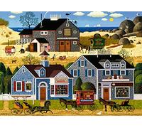 Buffalo Games - Charles Wysocki - Devilstone Harbor - Puzzle de 1000 pièces pour adultes - Puzzle stimulant parfait pour les soirées de jeu - La taille du puzzle fini est de 68 x 50 cm