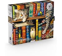 Buffalo Games - Charles Wysocki - Frederick The Literate - Puzzle de 1000 pièces pour adultes - Puzzle stimulant parfait pour les soirées de jeu - La taille du puzzle fini est de 68 x 50 cm