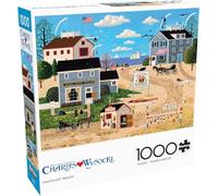 Buffalo Games Charles Wysocki - Nantucket Breeze - Puzzle de 1000 pièces pour Adultes - Puzzle Stimulant Parfait pour Les soirées de Jeu - Taille finie 68 x 50 cm