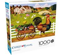 Buffalo Games - Charles Wysocki - Rooster Express - Puzzle de 1000 pièces