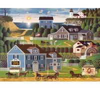 Buffalo Games - Charles Wysocki - Sunset Bay - Puzzle de 1000 pièces pour adultes - Puzzle stimulant parfait pour les soirées de jeu - La taille du puzzle fini est de 68 x 50 cm