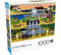 Buffalo Games Charles Wysocki - Witch's Bay - Puzzle de 1000 pièces pour adultes - Puzzle stimulant parfait pour les soirées de jeu - Taille finie 68 x 50 cm