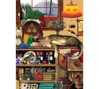 Buffalo Games - Charles Wysocki - Yarn Duty - 750 Piece Jigsaw Puzzle for Adults -Challenging Puzzle Perfect for Game Nights - Finished Size is 24.00 x 18.00