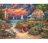 Buffalo Games Chuck Pinson - Peace After The Storm - Puzzle de 1000 pièces pour adultes - Puzzle stimulant parfait pour les soirées de jeu - Taille finie : 68 x 50 cm