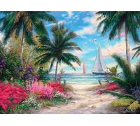 Buffalo Games Chuck Pinson - Sea Breeze Trail - Puzzle de 1000 pièces pour Adultes - Puzzle Stimulant Parfait pour Les soirées de Jeu - Taille finie : 68 x 50 cm