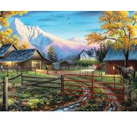 Buffalo Games - Country Life - Charles Black - The Western Lifestyle - Puzzle de 1000 pièces pour Adultes - Puzzle Stimulant Parfait pour Les soirées de Jeu - Taille finie : 68 x 50 cm