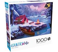 Buffalo Games - Country Life - Retraite enneigée - Puzzle de 1000 pièces