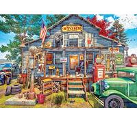 Buffalo Games - Dominic Davison - Dennison's Store & Post Office - Puzzle de 2000 pièces pour adultes - Puzzle stimulant parfait pour les soirées de jeu - La taille du puzzle fini est de 38,50 x 26,50