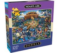 Buffalo Games - Dowdle - Arche de Noé - Puzzle de 1000 pièces pour Adultes - Puzzle Stimulant Parfait pour Les soirées de Jeu - La Taille finie est de 68 x 50 cm