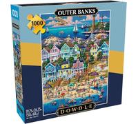 Buffalo Games - Dowdle - Outer Banks - Puzzle de 1000 pièces pour adultes - Puzzle stimulant parfait pour les soirées de jeu - Taille du puzzle fini 68 x 50 cm