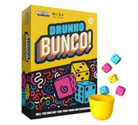 Buffalo Games Drunko Bunco! Jeu de dés Classique avec Une Torsion - Parfait pour Les fêtes, Les soirées Entre Filles et Adultes de 21 Ans et Plus