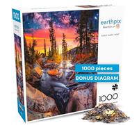 Buffalo Games - Earthpix - Forest Magic Hour - Puzzle de 1000 pièces pour Adultes - Puzzle Stimulant Parfait pour Les soirées de Jeu - La Taille finie est de 68 x 50 cm