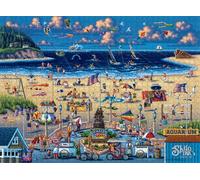 Buffalo Games - Eric Dowdle - Bord de mer, États-Unis - Puzzle de 1000 pièces pour Adultes - Puzzle Stimulant Parfait pour Les soirées de Jeu - La Taille finie est de 68 x 50 cm