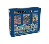 Buffalo Games - Eric Dowdle - Lot de 4 x 1 - Multipack Dowdle 4 en 1 - Puzzles Multipack pour Adultes - Puzzle Stimulant Parfait pour Les soirées de Jeu - La Taille finie varie