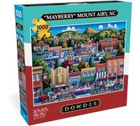 Buffalo Games - Eric Dowdle - MT Airy, NC - Mayberry - Puzzle de 1000 pièces pour Adultes - Puzzle Stimulant Parfait pour Les soirées de Jeu - Taille finie : 68 x 50 cm