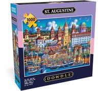 Buffalo Games - Eric Dowdle - Saint Augustine - Puzzle de 1000 pièces pour Adultes - Puzzle Stimulant Parfait pour Les soirées de Jeu - Taille finie : 68 x 50 cm