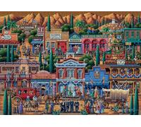 Buffalo Games - Eric Dowdle - Tombstone - Puzzle de 1000 pièces pour Adultes - Puzzle Stimulant Parfait pour Les soirées de Jeu - La Taille finie est de 68 x 50 cm