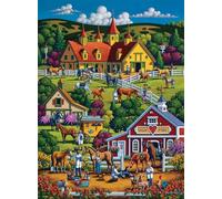 Buffalo Games - Eric Dowdle - Wildfire Ranch - Puzzle de 1000 pièces pour Adultes - Puzzle Stimulant Parfait pour Les soirées de Jeu - La Taille finie est de 68 x 50 cm
