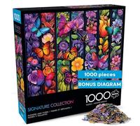 Buffalo Games - Fleurs et Flyers - Puzzle de 1000 pièces pour adultes - Puzzle stimulant parfait pour les soirées de jeu - Taille finie 68 x 50 cm
