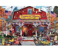 Buffalo Games - Garry Walton - Roadside Antiques - Puzzle de 2000 pièces pour adultes - Puzzle stimulant parfait pour les soirées de jeu - La taille du puzzle fini est de 38,50 x 26,50 cm
