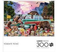 Buffalo Games - Garry Walton - Yosemite Picnic - 300 Piece Jigsaw Puzzle for Adults - Challenging Puzzle Perfect for Game Nights - Finished Puzzle Size is 21.25 x 15.00